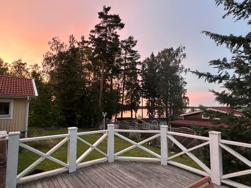 View from the backterrace