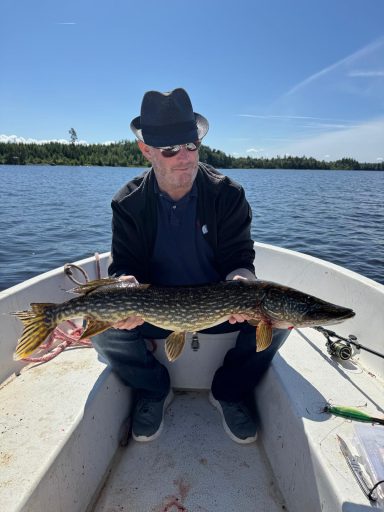 A pike cought in the Nömmen